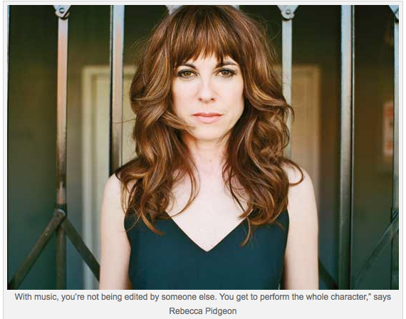 Rebecca Pidgeon segues from actress to singer-songwriter with ease By Micha...